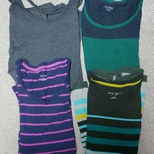 Maternity L/S t-shirts lot of 4 XS/S